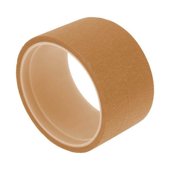 Unique Bargains 1 Pc 1.9 Inches x 10.9 Yards Painters Tape Masking Tape Car Paint No Residue Crepe Paper Brown