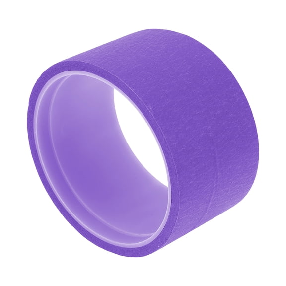 Unique Bargains 1 Pc 1.9 Inches x 10.9 Yards Painters Tape Masking Tape Car Paint No Residue Crepe Paper Purple