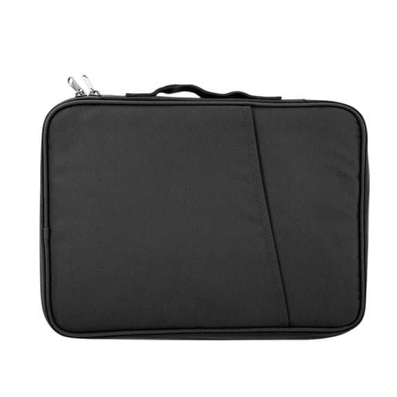 Unique Bargains 1 Pc 10.8-11" Laptop Bag Zipper Tablet and Laptop Bag with Front Pocket Black