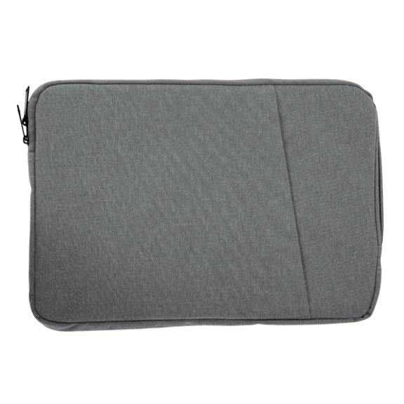 Unique Bargains 1 Pc 13.3" Laptop Bag Portable Zipper Tablet and Laptop Bag with Front Pocket Dark Gray