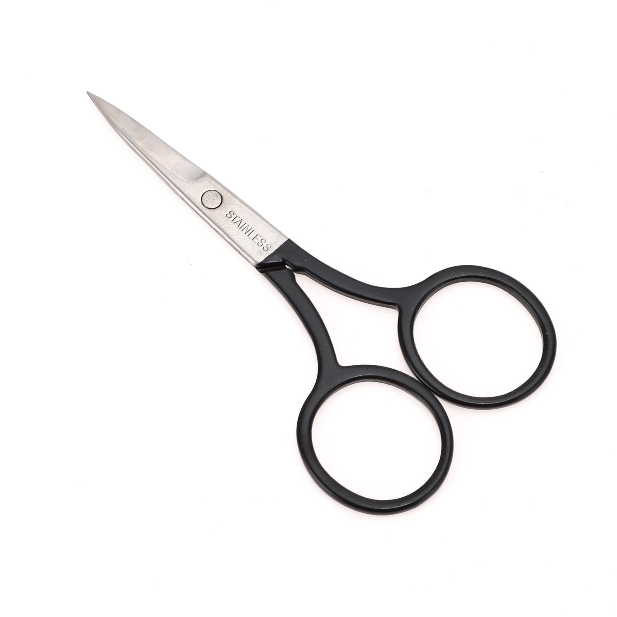 Unique Bargains 1 Pc 2.0 Embroidery Scissors Grooming Bathroom Black