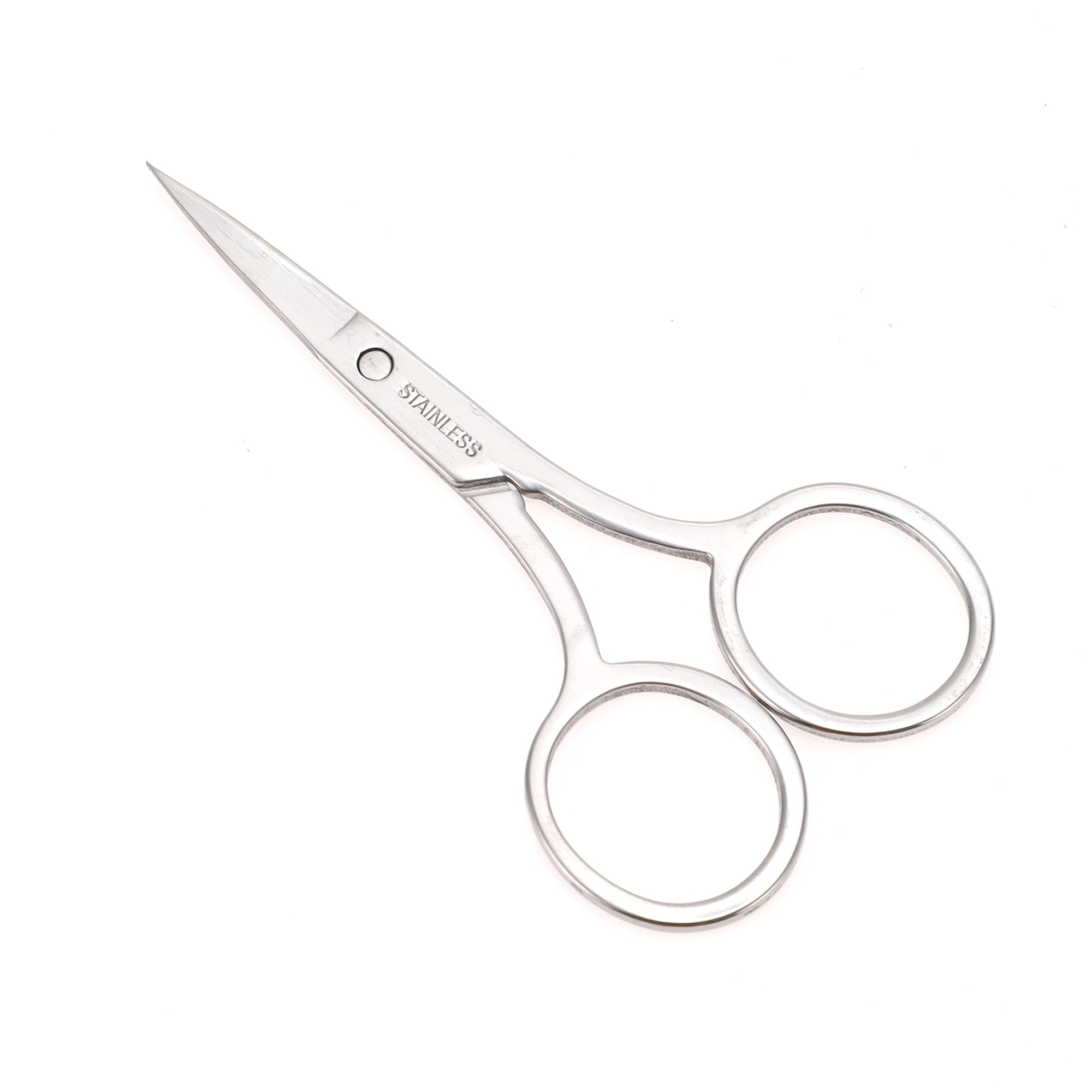 Unique Bargains 1 Pc 2.0 Embroidery Scissors Grooming Bathroom Silver Tone