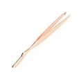 thumbnail image 1 of Unique Bargains 1 Pc 2 in 1 Eyebrow Razor for Bathroom Travel Hotel Rose Gold Tone Stainless Steel, 1 of 4