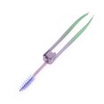 thumbnail image 1 of Unique Bargains 1 Pc 2 in 1 Eyebrow Tweezer for Bathroom Travel Hotel Green Purple Stainless Steel, 1 of 4