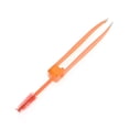 thumbnail image 1 of Unique Bargains 1 Pc 2 in 1 Eyebrow Tweezer for Bathroom Travel Hotel Orange Stainless Steel, 1 of 4