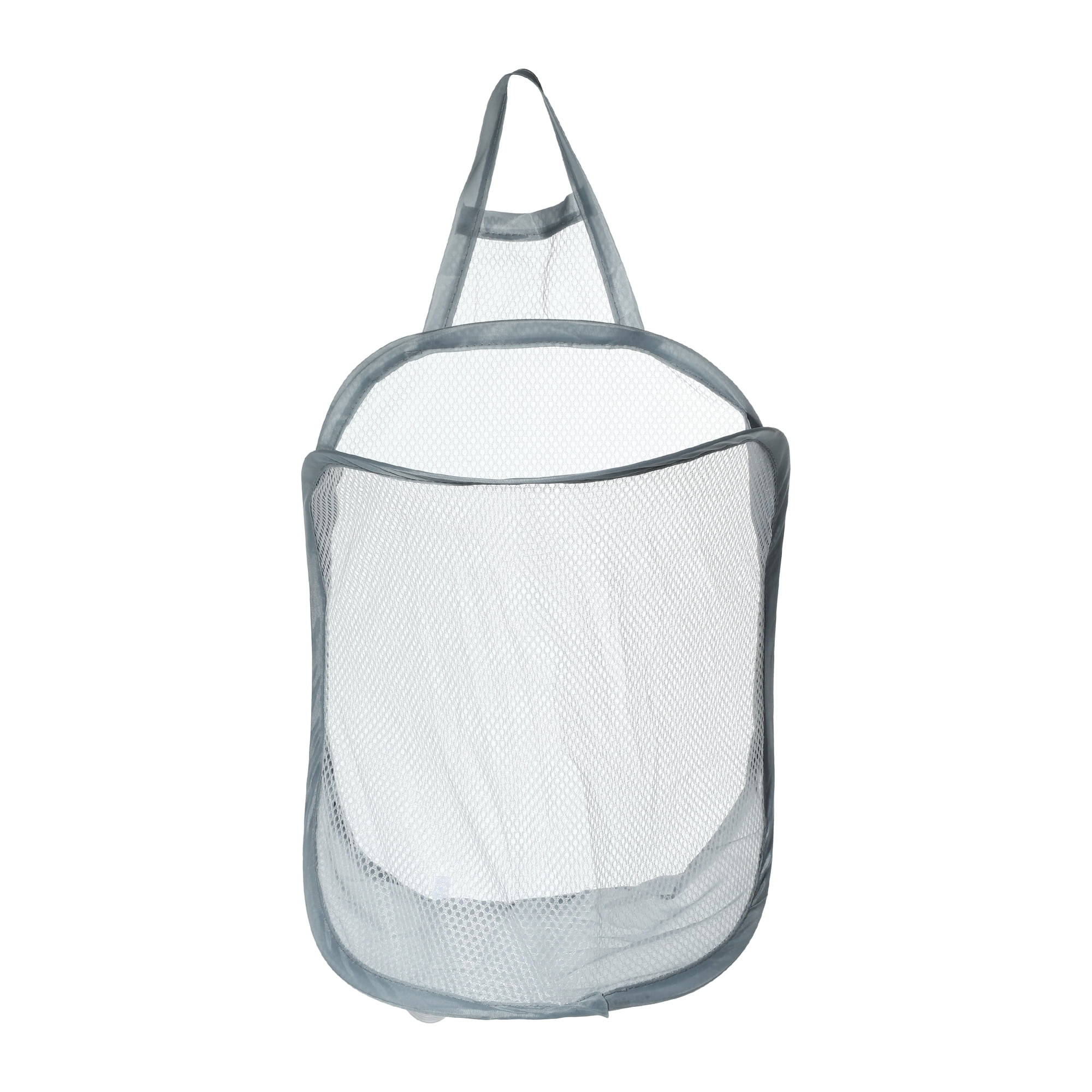 Unique Bargains 1 Pc 20L Wallmounted Folding Laundry Basket Hamper