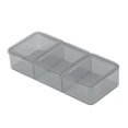 thumbnail image 1 of Unique Bargains 1 Pc 3 Compartment Pill Case Durable for Travel Gray, 1 of 6