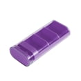 thumbnail image 1 of Unique Bargains 1 Pc 3 Grids Pill Case Durable for Travel Purple, 1 of 6