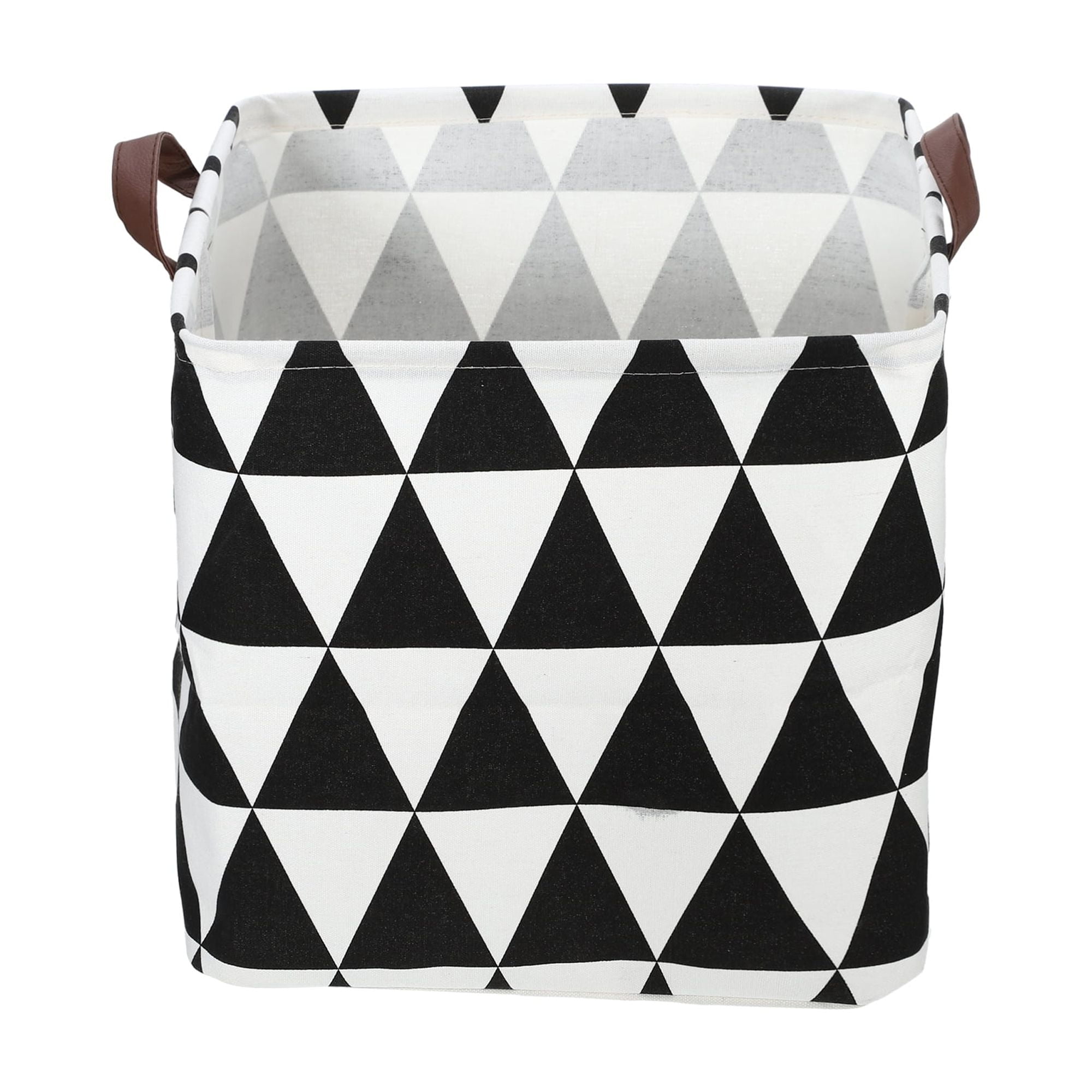 Unique Bargains 1 Pc 30L Foldable Square Laundry Basket for Laundry