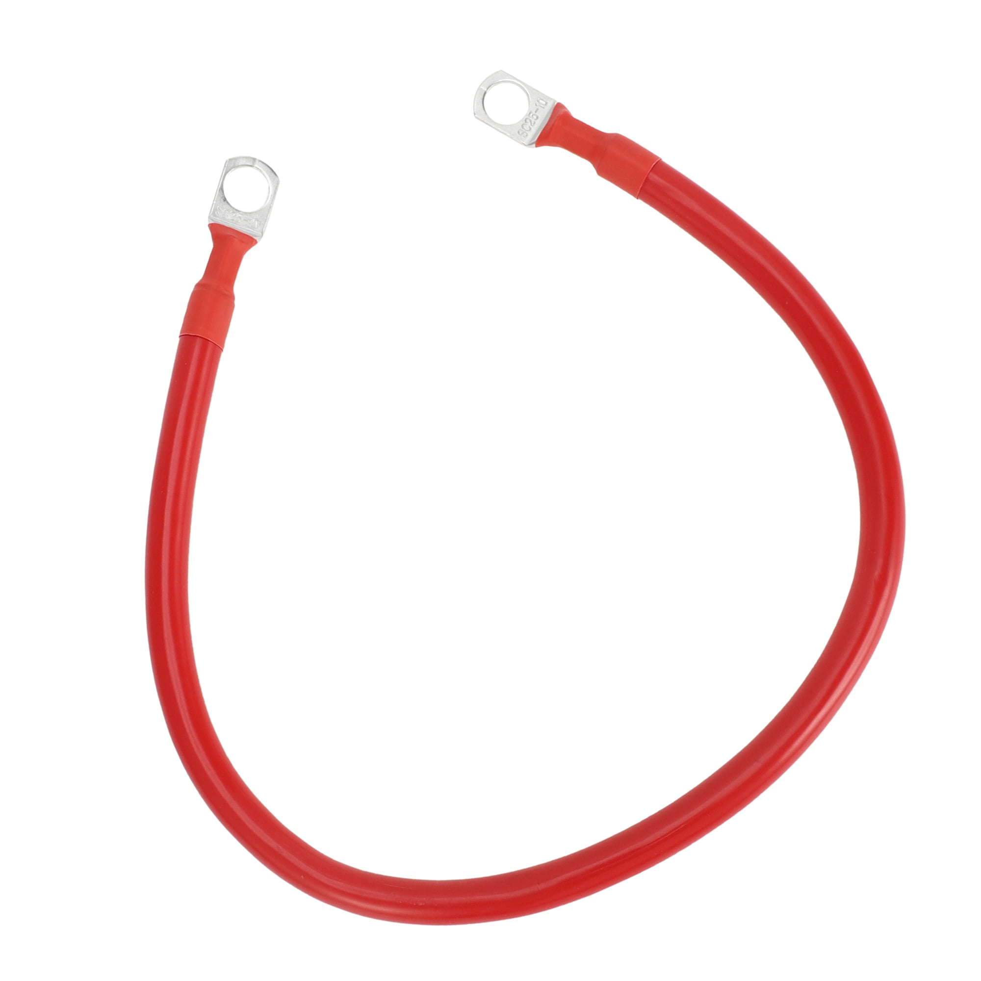 Unique Bargains 1 Pc 4 AWG Gauge 1.5FT Copper Battery Inverter Cable 3/ ...