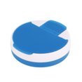 thumbnail image 1 of Unique Bargains 1 Pc 4 Grids Circular Rotating Pill Case Durable for Travel Blue, 1 of 6