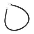 thumbnail image 1 of Unique Bargains 1 Pc 6 AWG Gauge 1.5FT Tinned Copper Battery Inverter Cable 3/8" Lug Black, 1 of 7