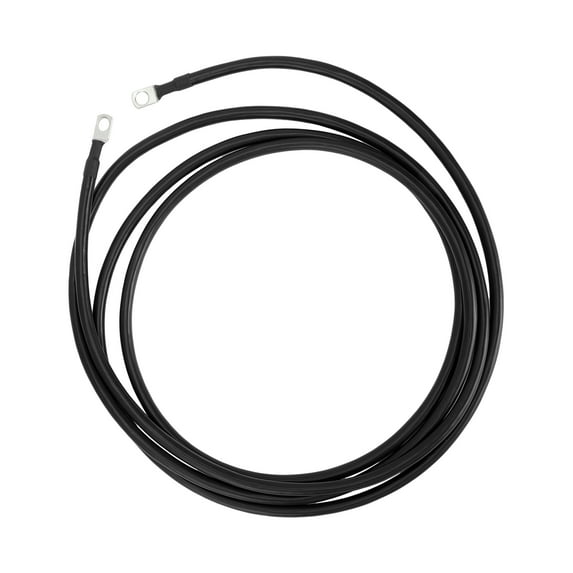 1 Pc Battery Inverter Cable 6 AWG Gauge 10FT 5/16" Lug Battery Cable Universal for Car Vehicle Boat RV Solar Tinned Copper Black