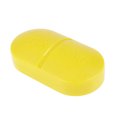 thumbnail image 1 of Unique Bargains 1 Pc 6 Grids Capsule Type Pill Case Portable for Travel Yellow, 1 of 6