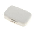 thumbnail image 1 of Unique Bargains 1 Pc 6 Grids Single Layer Pill Box for Travel Beige, 1 of 6