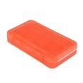 thumbnail image 1 of Unique Bargains 1 Pc 6 Grids Single Layer Pill Case Portable for Travel Orange, 1 of 6