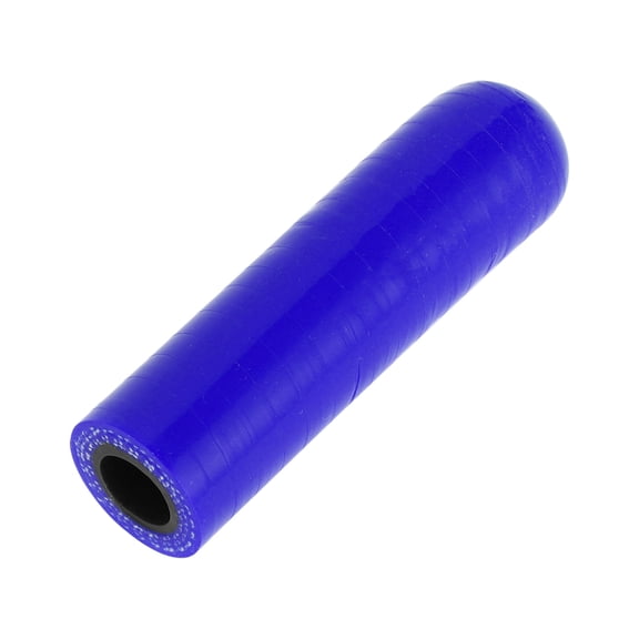 Unique Bargains 1 Pc 60mm Length 10mm/0.39" ID Blue Car Silicone Rubber Hose End Cap Silicone Reinforced Blanking Cap for Bypass Tube Universal
