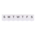 thumbnail image 1 of Unique Bargains 1 Pc 7 Compartment Single Row Pill Case Lightweight for Travel Clear, 1 of 6