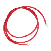 Universal 3/8" Lug 8 AWG Battery Inverter Cable Red 5FT Battery Cable Tinned Copper 1 Pc