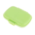 thumbnail image 1 of Unique Bargains 1 Pc 8 Grids Double Layer Pill Box for Travel Light Green, 1 of 6