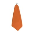 thumbnail image 1 of Unique Bargains 1 Pc Absorbent Waffle Pattern Golf Towel 15.75"x15.75" Orange, 1 of 6