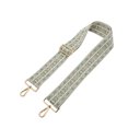 thumbnail image 1 of Unique Bargains 1 Pc Adjustable Light Gold Tone Hook Handbag Strap for Dating Light Green Polyester, 1 of 4