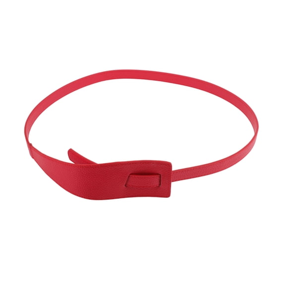 Unique Bargains 1 Pc Adjustable Waist Belt Bohemian Tie Belt Versatile Pattern Red