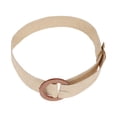 thumbnail image 1 of Unique Bargains 1 Pc Adjustable Waist Belt Braided Design Waist Cord White, 1 of 5