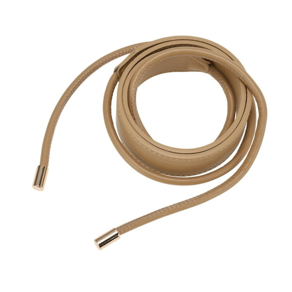 Unique Bargains 1 Pc Adjustable Waist Belt Elegant Knotted Adjustable Waist Cord Khaki