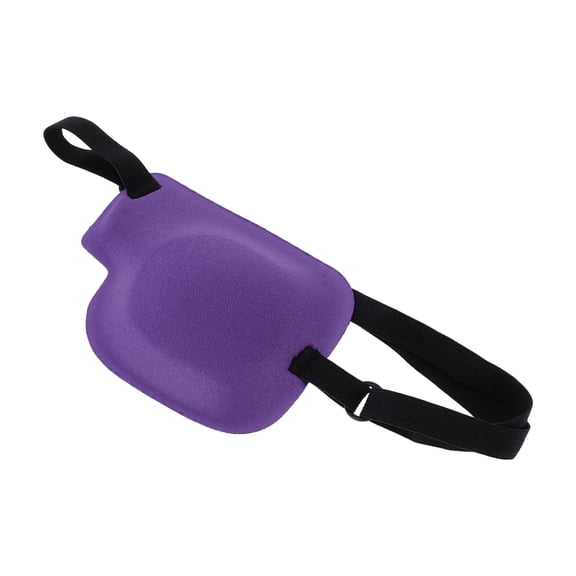 Unique Bargains 1 Pc Adjustment Buckle 3D Sleep Mask Soft 3D Eye Shade Cover for Rest Purple Left Eye