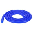 thumbnail image 1 of Unique Bargains 1 Pc for Air and Water Silicone Vacuum Tubing Hose High Temperature Automotive Vacuum Line 4Ft 3/8" 10mm ID 3.5mm Thickness Blue Silicone, 1 of 6