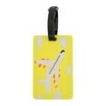 thumbnail image 1 of Unique Bargains 1 Pc Airplane Clouds Luggage Tag for Travelling Yellow, 1 of 5