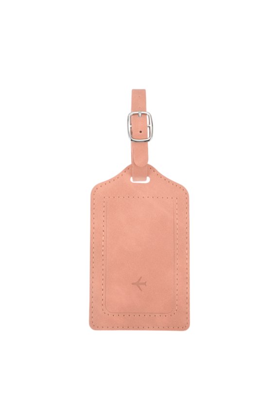 1 Pc Airplane Luggage Tag for Travelling Pink Polyurethane