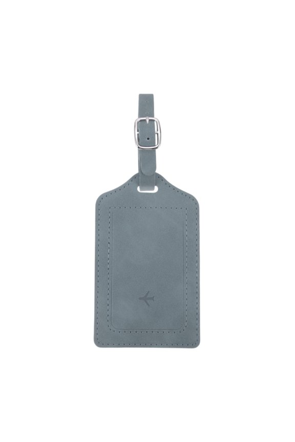 1 Pc Airplane Luggage Tag for Travelling Sea Gray Polyurethane