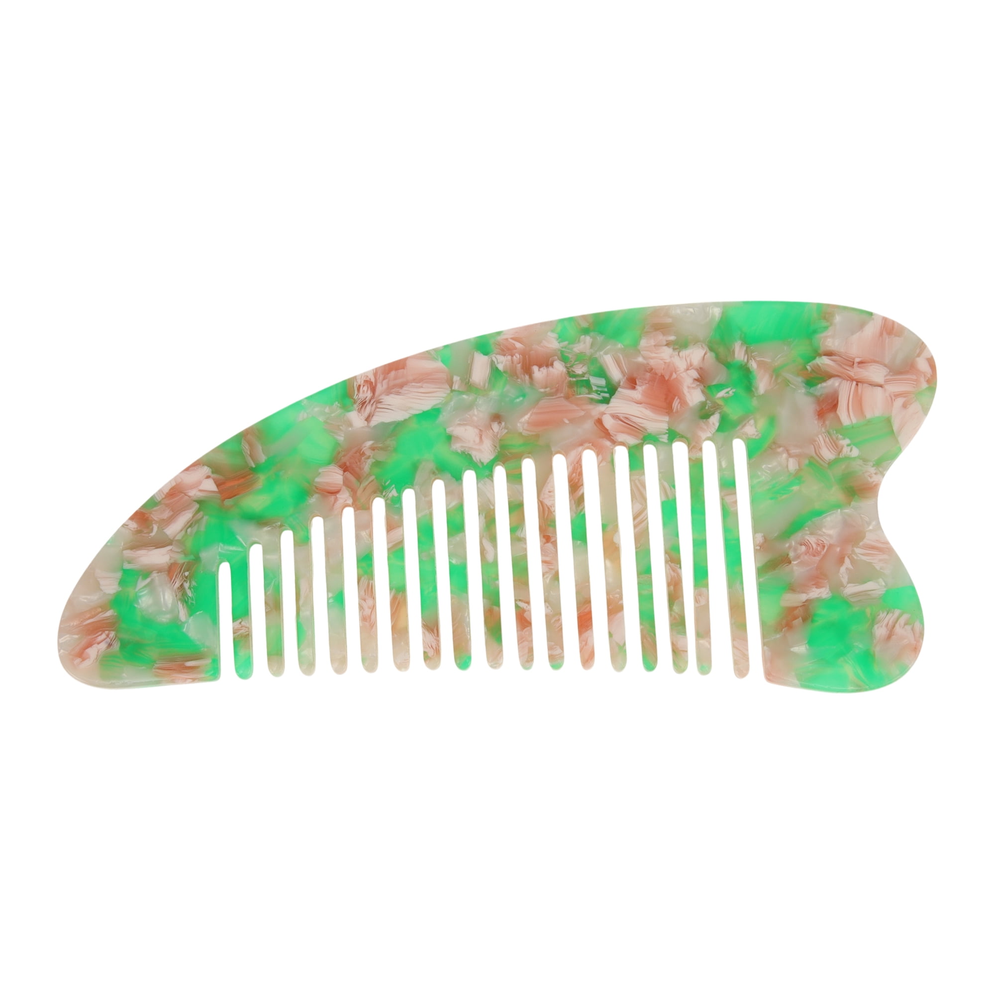 Unique Bargains 1 Pc Anti Static Hair Comb Designed for All Hair Types Styles Green