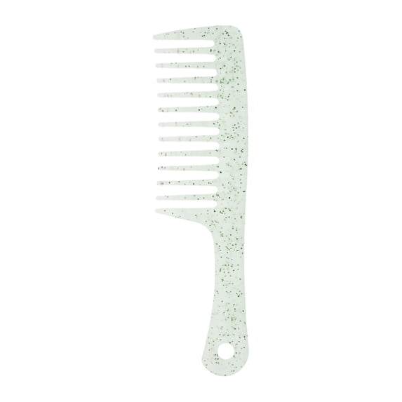 Unique Bargains 1 Pc Anti-Static Wide Tooth Comb for Curly Thin Hair Types Green