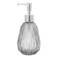 thumbnail image 1 of Unique Bargains 1 Pc Argyle Pattern Soap Dispenser 11.84oz Gold Tone Silver Tone, 1 of 6
