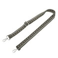 thumbnail image 1 of Unique Bargains 1 Pc Arrow Pattern Bright Silver Tone Hook Handbag Strap for Dating Brown Polyester, 1 of 4