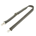 thumbnail image 1 of Unique Bargains 1 Pc Arrow Pattern Light Gold Tone Hook Handbag Strap for Dating Brown Polyester, 1 of 4
