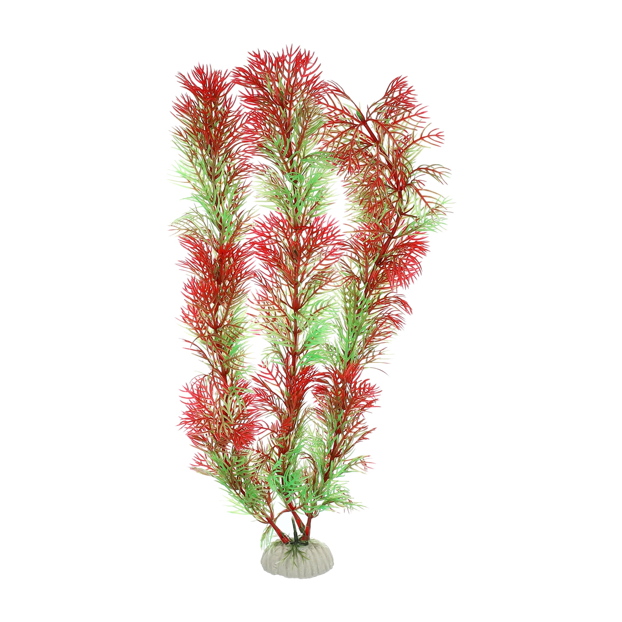 Unique Bargains 1 Pc Artificial Aquatic Plant for Fish Tank Landscape Plant Decoration Red