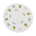 thumbnail image 1 of Unique Bargains 1 Pc Avocado Pattern Drink Coaster White Yellow Green Blended fabric, 1 of 5