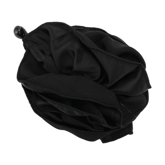 Unique Bargains 1 Pc Banana Clip Satin Hair Clip Black