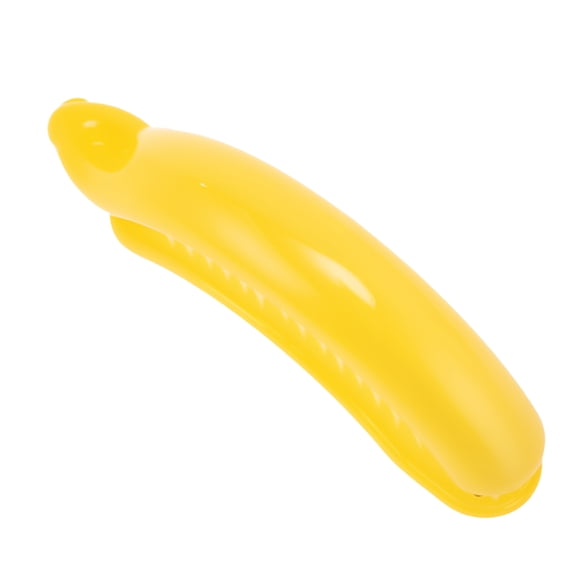 Unique Bargains 1 Pc Banana Clip Solid Color Hair Clip Yellow