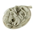thumbnail image 1 of Unique Bargains 1 Pc Bath Shower Loofah Sponge Body Puffs for Bath Shower 5.91"x5.12" Khaki, 1 of 6