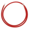 thumbnail image 1 of Unique Bargains 1 Pc Battery Inverter Cable 2 AWG Gauge 5FT 3/8" Lug 5/16" Lug Battery Cable Universal for Car Vehicle Boat RV Solar Tinned Copper Red, 1 of 7