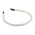 thumbnail image 1 of Unique Bargains 1 Pc Beaded Hair Hoop Headband Hairband for Women Silver Tone 0.43 Inch Wide, 1 of 7