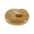 thumbnail image 1 of Unique Bargains 1 Pc Bean Shape Hair Shampoo Brush for Head Massage 3.7"x2.56"x2.68" Gold Tone, 1 of 6