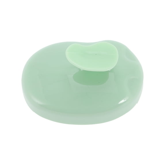 Unique Bargains 1 Pc Bean Shape Hair Shampoo Brush for Head Massage 3.7"x2.56"x2.68" Green
