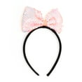 thumbnail image 1 of Unique Bargains 1 Pc Big Butterfly Sequins Headband Christmas for Women for Girls Pink, 1 of 6