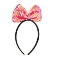 thumbnail image 1 of Unique Bargains 1 Pc Big Butterfly Sequins Headband Christmas for Women for Girls Red, 1 of 6